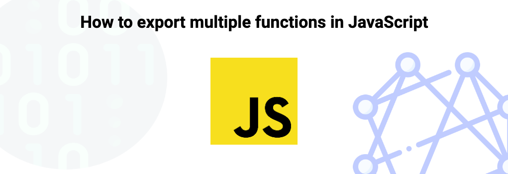 How to export multiple functions in JavaScript image