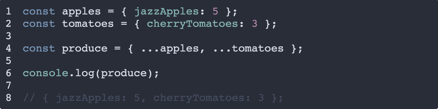 How to merge two objects in JavaScript code example How to merge two objects in JavaScript code example image